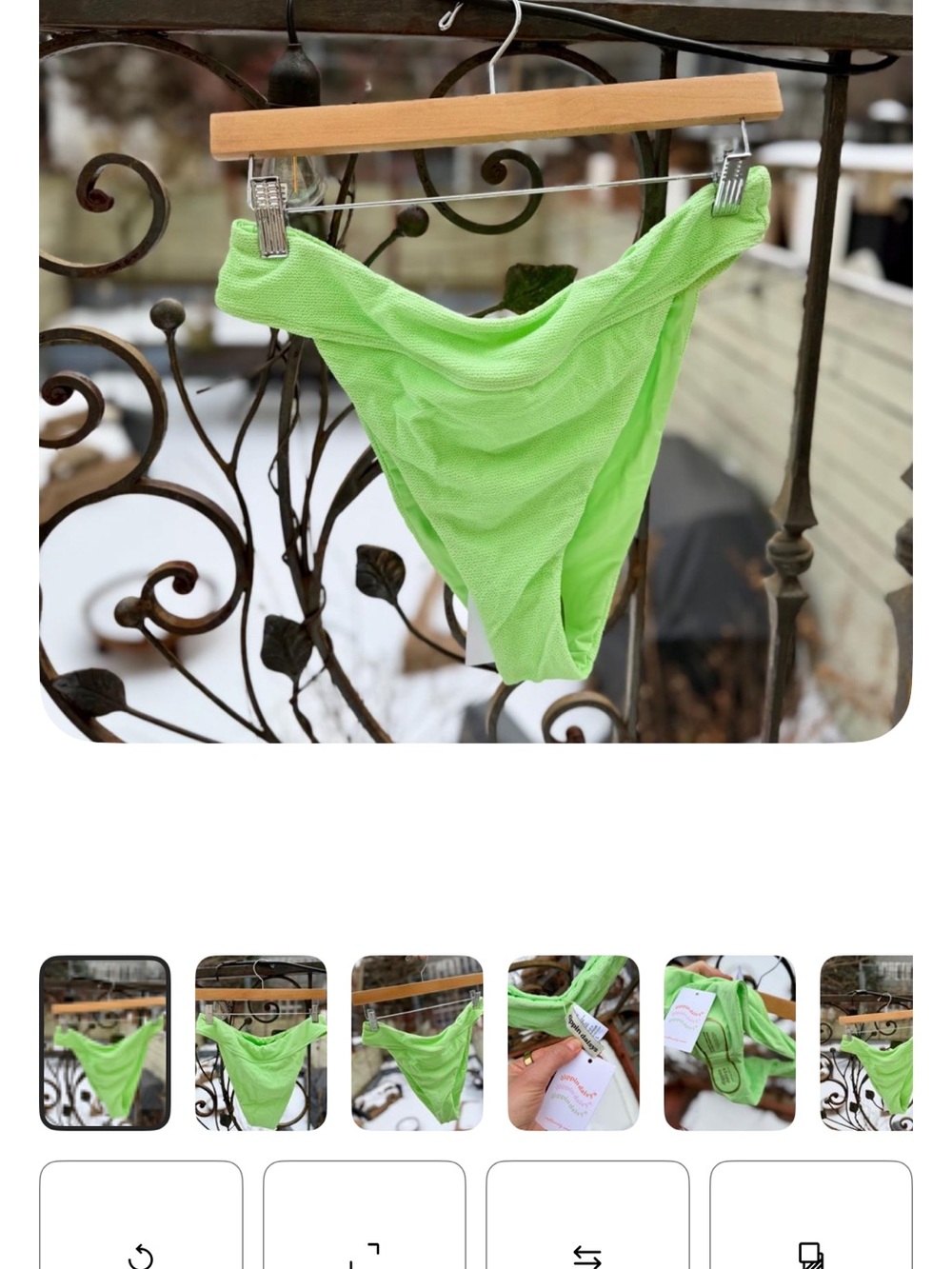 Dippin' Daisy's Green Bikini Bottoms